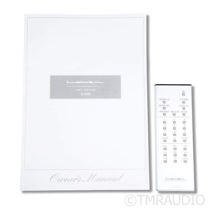 Luxman D-03X CD Player / DAC