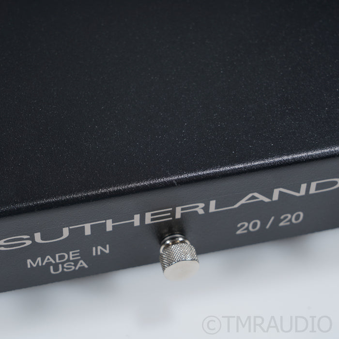 Sutherland Engineering 20/20 Dual-Chassis MM/MC Phono Preamplifier