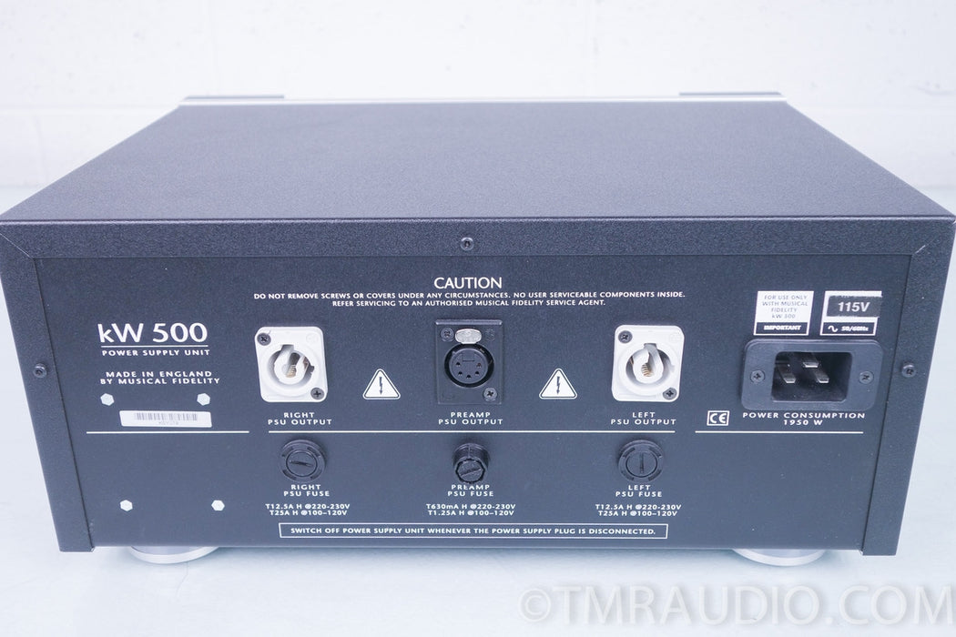 Musical Fidelity KW 500 Integrated Dual Mono Amplifier in Factory Box