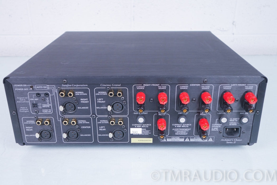 Sunfire Cinema Grand 5 Channel Amplifier (Architect's Choice Series II)