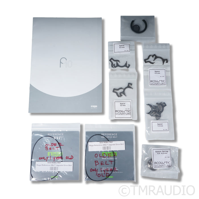 Rega Planar 10 Belt-Drive Turntable; RB3000 Tonearm; Upgrades (No Cartridge)