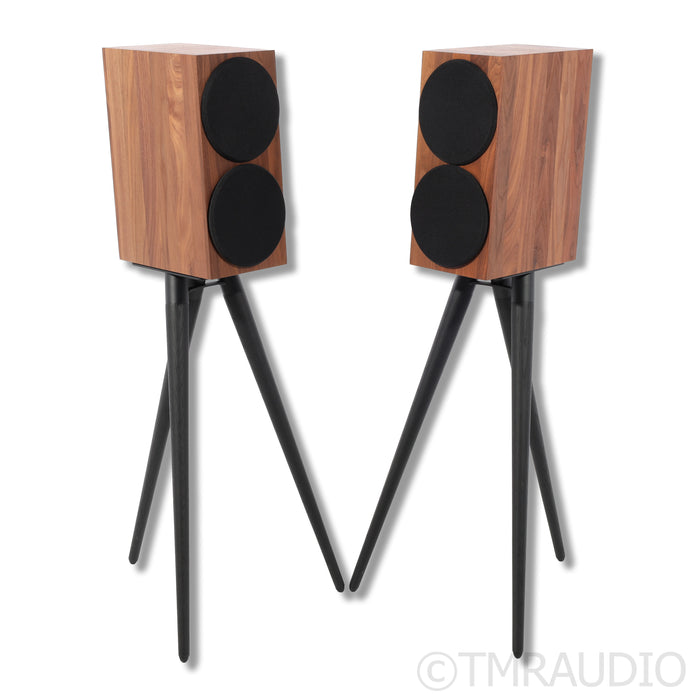 Buchardt Audio A10 Active Wireless Bookshelf Speakers; Stands