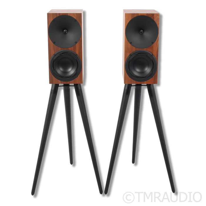 Buchardt Audio A10 Active Wireless Bookshelf Speakers; Stands