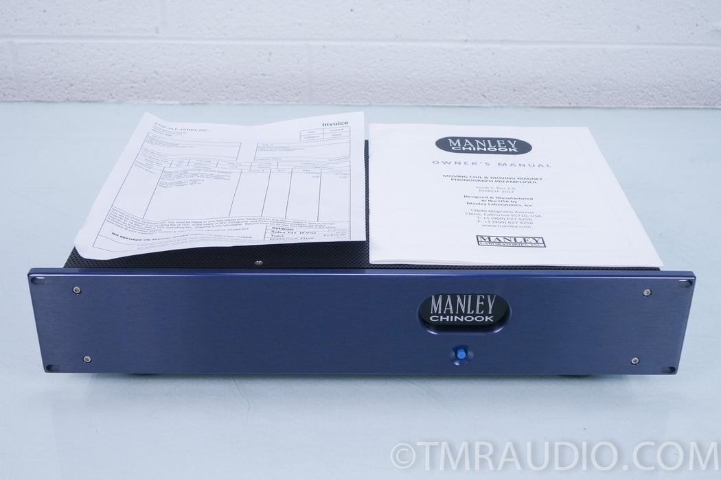 Manley Chinook Mc & MM Phono Preamplifier / Preamp in Box