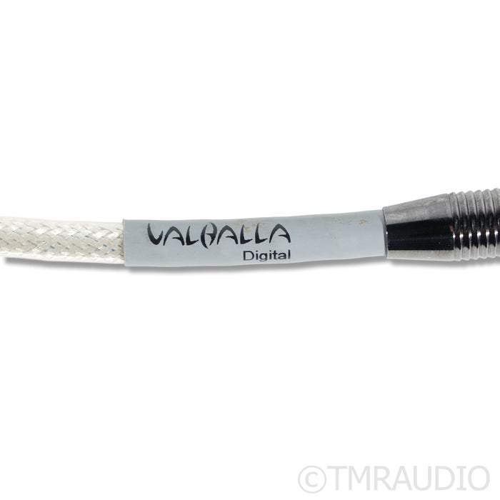 Nordost Valhalla V1 BNC Digital Coaxial Cable; RCA Adapters; 1m