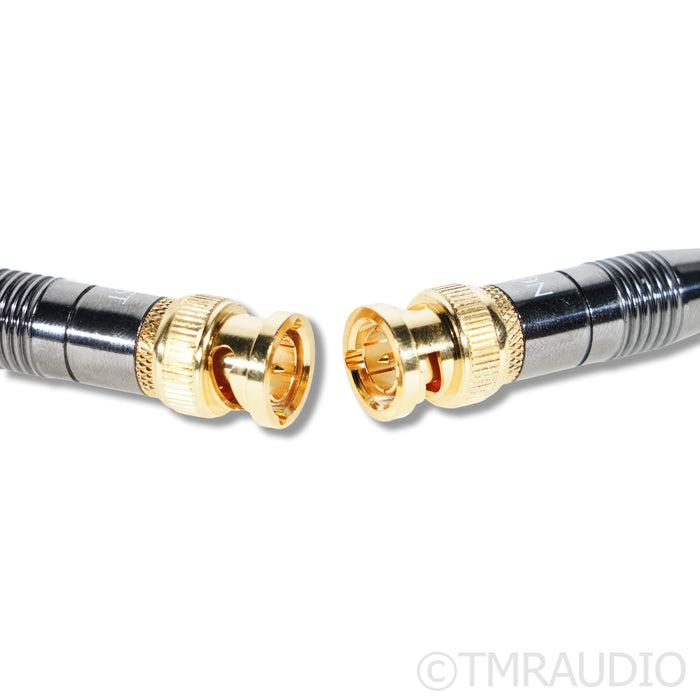 Nordost Valhalla V1 BNC Digital Coaxial Cable; RCA Adapters; 1m