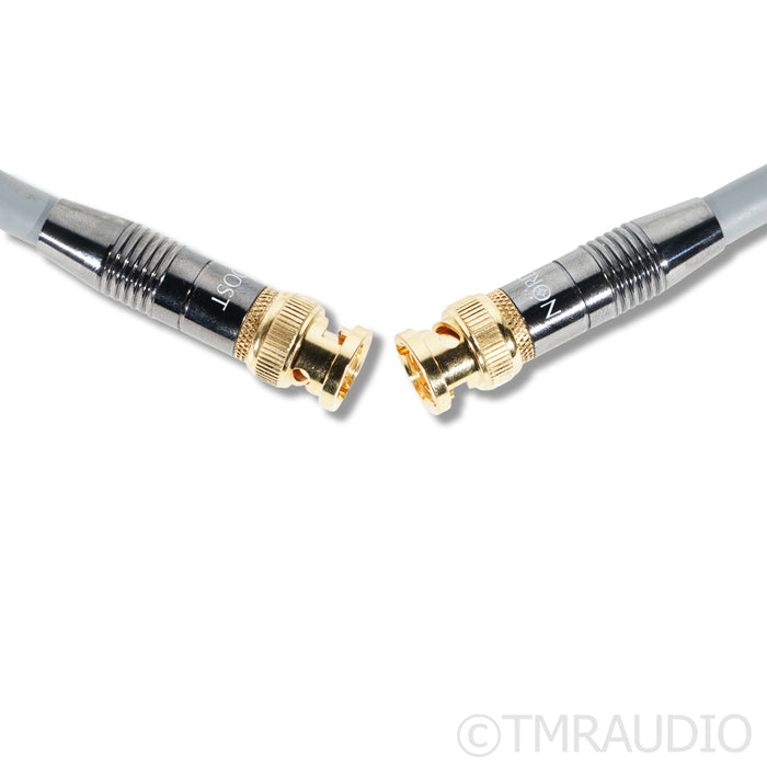 Nordost Valhalla V1 BNC Digital Coaxial Cable; RCA Adapters; 1m