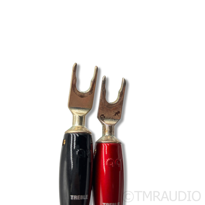 AudioQuest William Tell Zero Bi-Wire Speaker Cables; 6ft