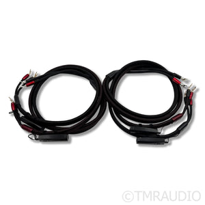 AudioQuest William Tell Zero Bi-Wire Speaker Cables; 6ft