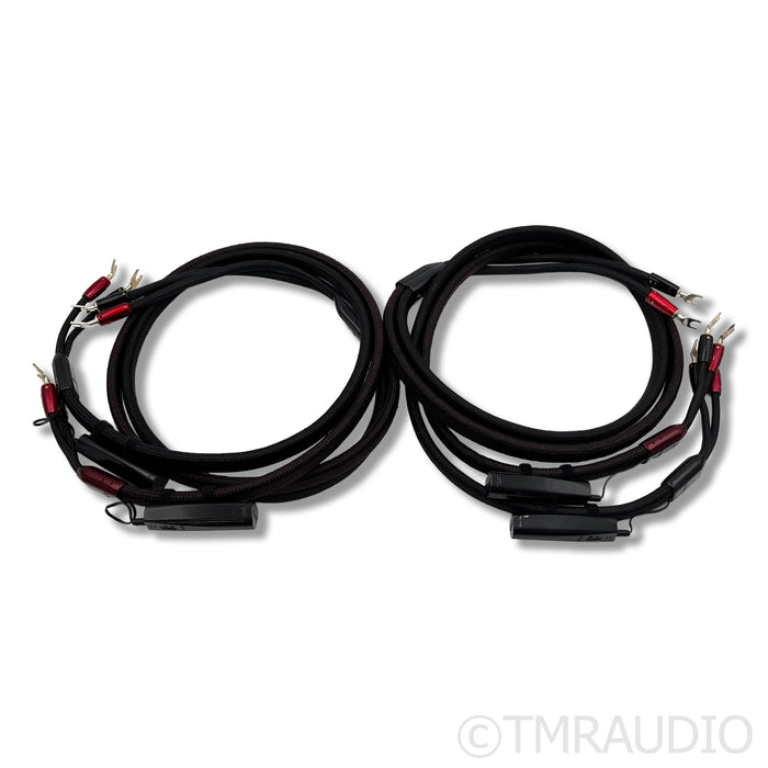 AudioQuest William Tell Zero Bi-Wire Speaker Cables; 6ft