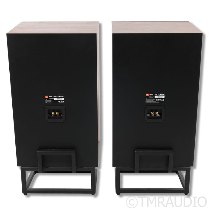 JBL L100 Classic Bookshelf Speakers; Stands