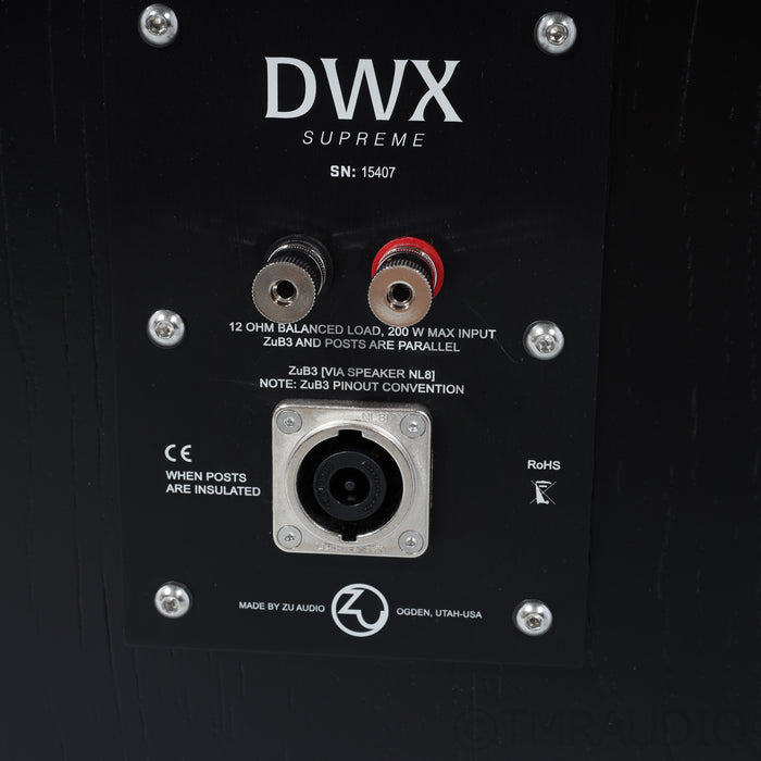 Zu Audio DWX Bookshelf Speakers; Supreme Upgrade