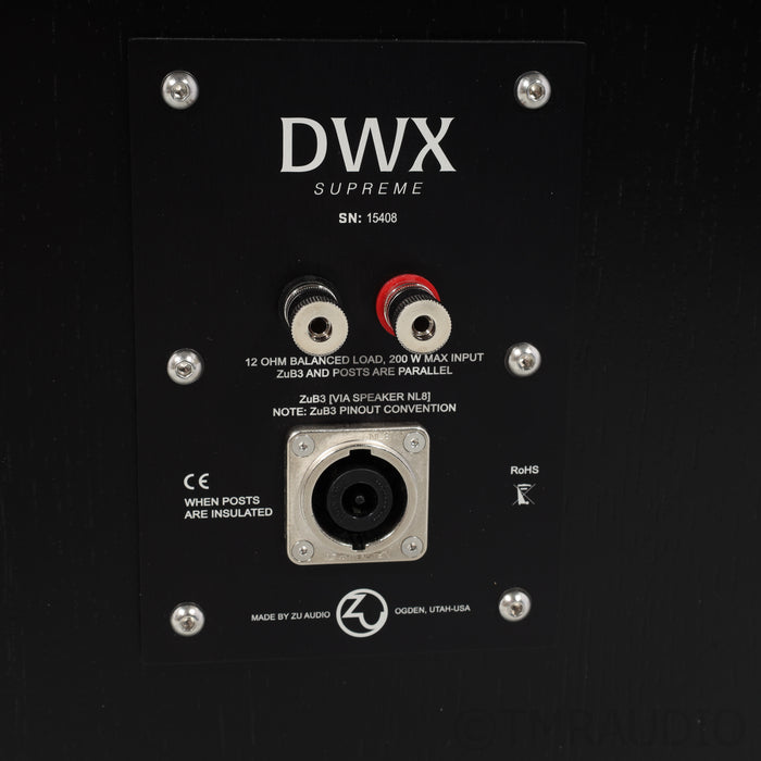 Zu Audio DWX Bookshelf Speakers; Supreme Upgrade