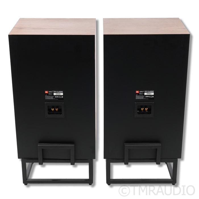 JBL L100 Classic Bookshelf Speakers; Stands