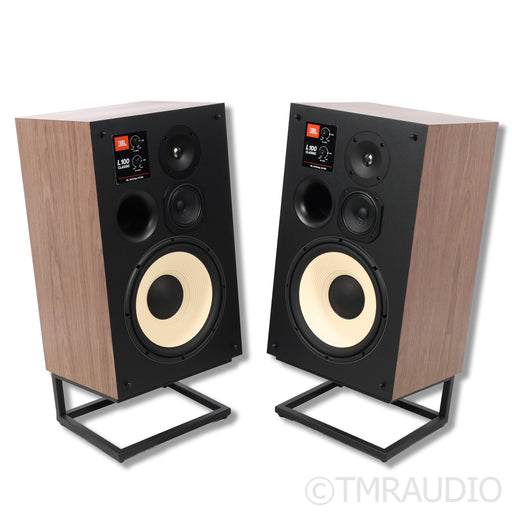 JBL L100 Classic Bookshelf Speakers; Stands