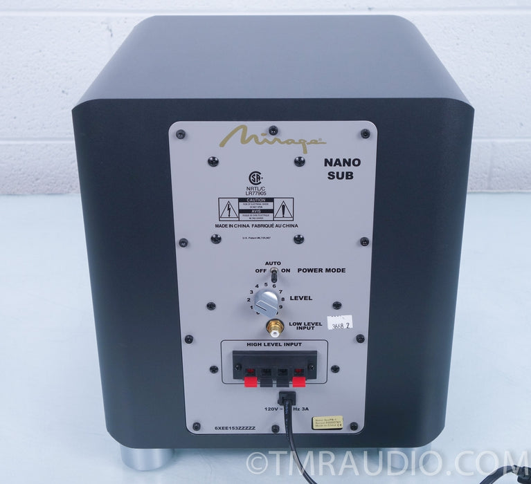 Mirage Nano Compact Powered Subwoofer