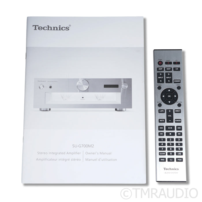 Technics SU-G700M2 Integrated Amplifier / DAC; MM/MC Phono