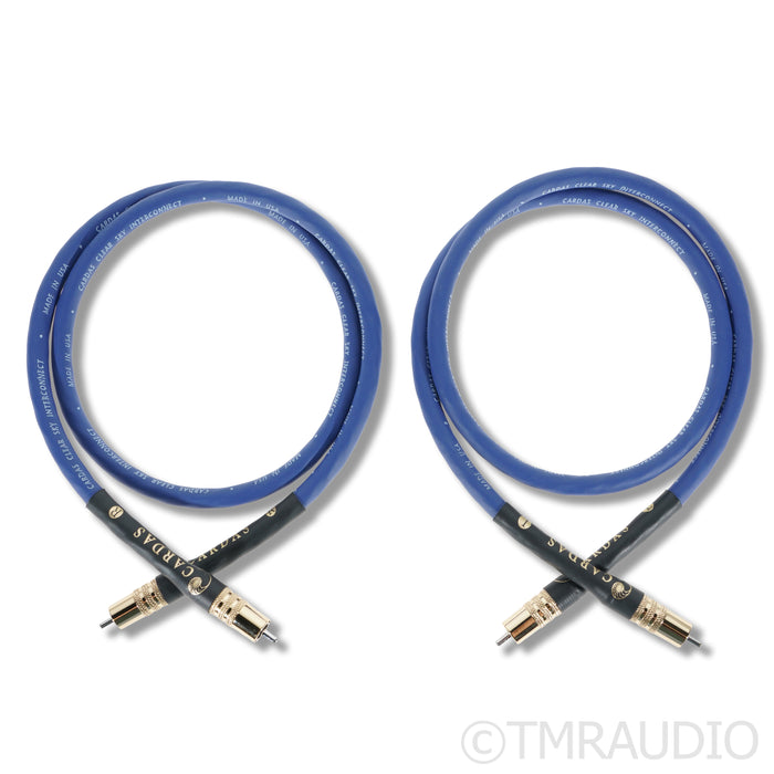 Cardas Clear Sky RCA Cables; 1.5m (Open Box / Mint)