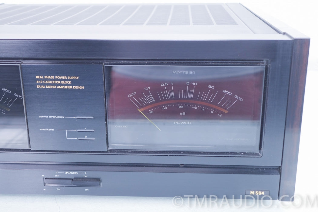 Onkyo Integra M-504 Stereo (Dual Mono) Power Amplifier