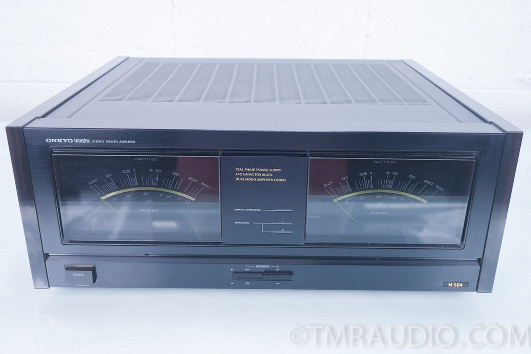 Onkyo Integra M-504 Stereo (Dual Mono) Power Amplifier