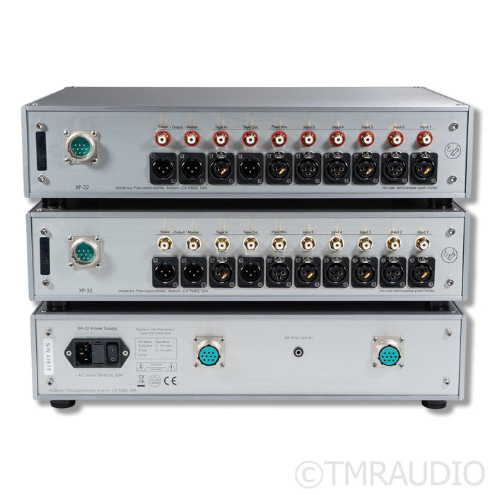 Pass Labs XP-32 Preamplifier; Upgraded Umbilical Cables