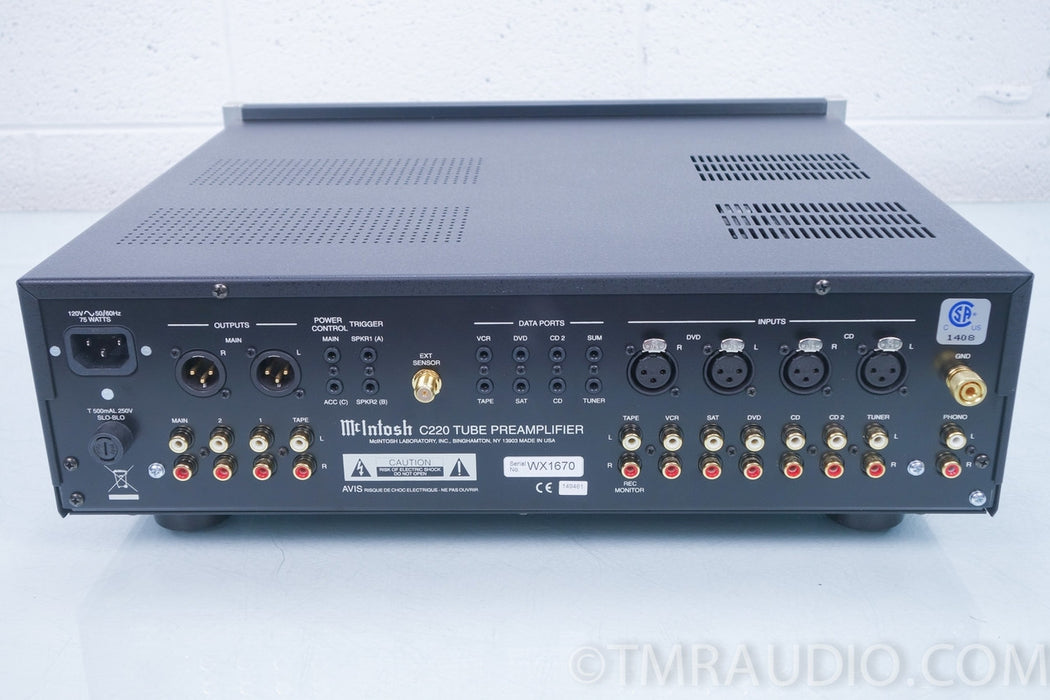 McIntosh C220 Tube Preamplifier in Factory Box