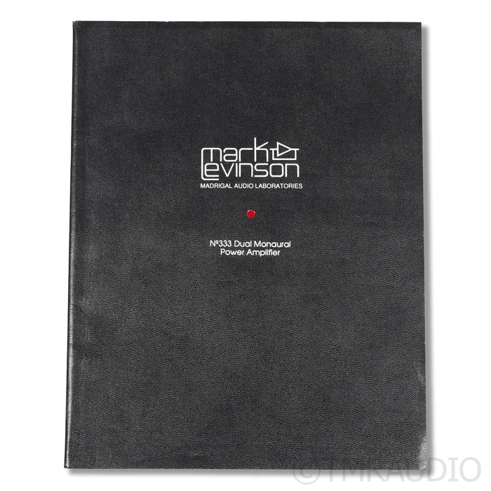 Mark Levinson No. 333 Power Amplifier