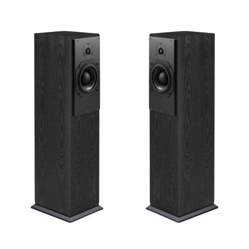 ATC SCM20ASLT Active Tower Speakers black ash