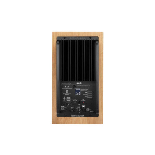 ATC SCM20ASL Active Monitor Speakers oak. back view