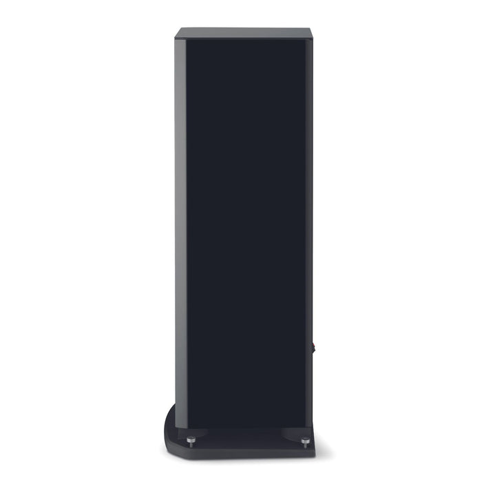 Focal Aria Evo X No. 4 Floorstanding Speakers, Black High Gloss side profile view
