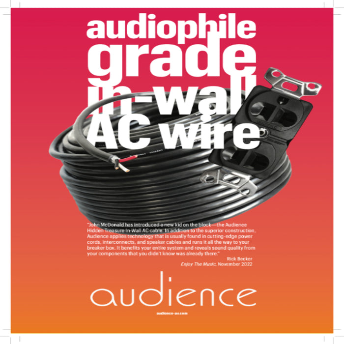 Audience Hidden Treasure In-Wall AC Power Cable
