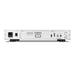 Audiolab 7000CDT CD Transport rear view, in silver