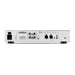 Audiolab 9000P Power Amplifier rear view, in silver