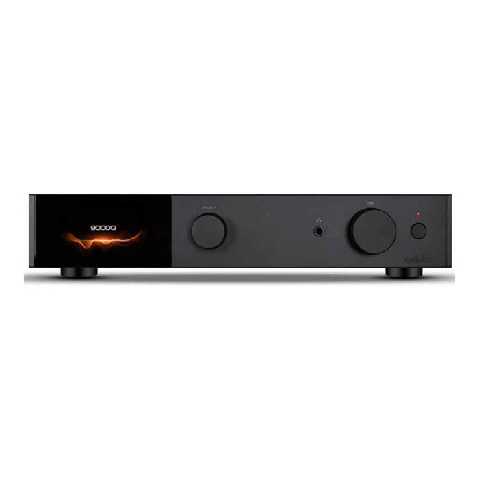 Audiolab 9000Q Preamplifier front view, in black
