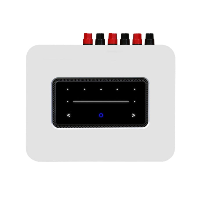 Bluesound POWERNODE N331 Streaming Amplifier white top view
