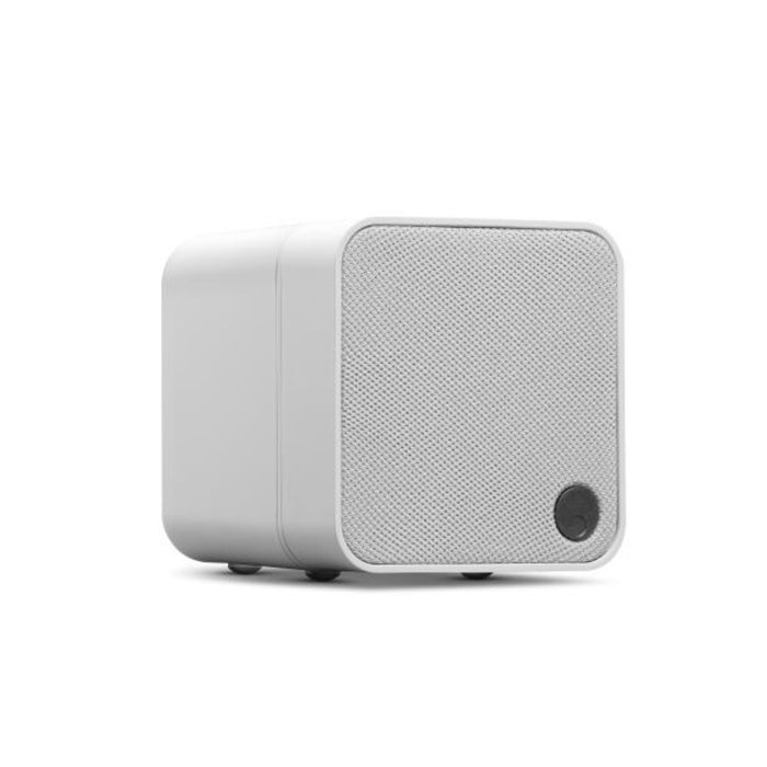 Cambridge Audio MSX10 Wired Satellite Speaker in white, angled view