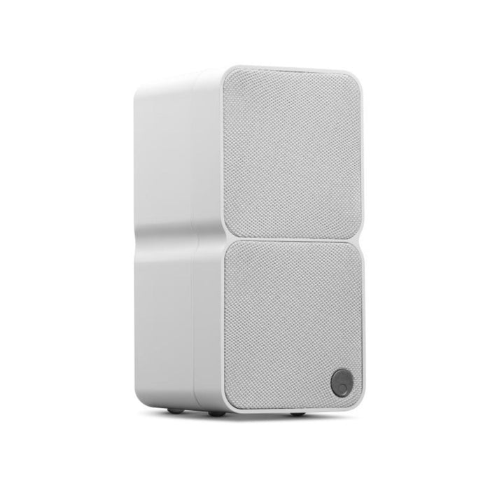 Cambridge Audio MSX20 Wired Satellite Speaker in white, angled view