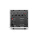 Cambridge Audio MSX Sub 200 Subwoofer rear view, in white