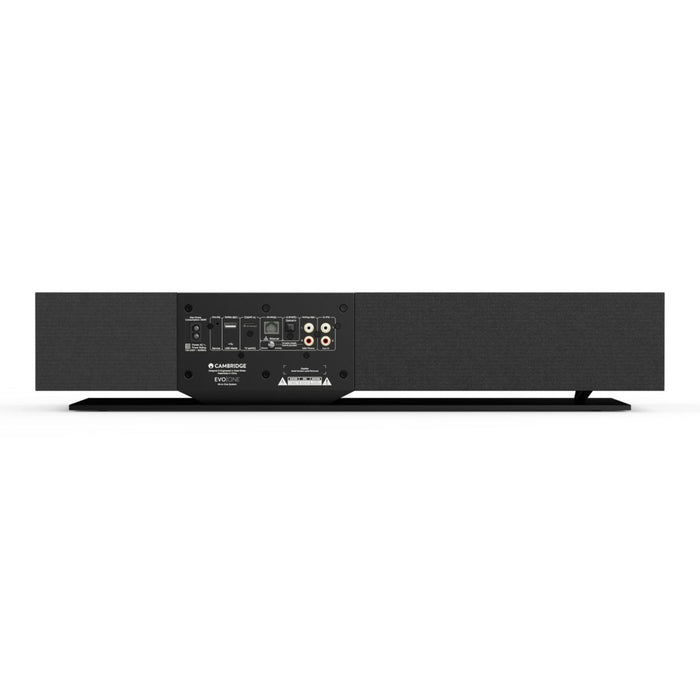 Cambridge Audio EVO One All-In-One System rear view, binding posts
