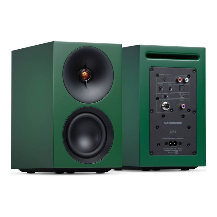 Cambridge Audio L/R S Bookshelf Speakers in green