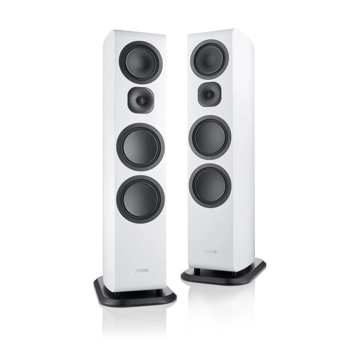 Canton Vento 101 Floorstanding Speakers pair, in white