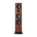 Canton Vento 101 Floorstanding Speakers front view, in walnut