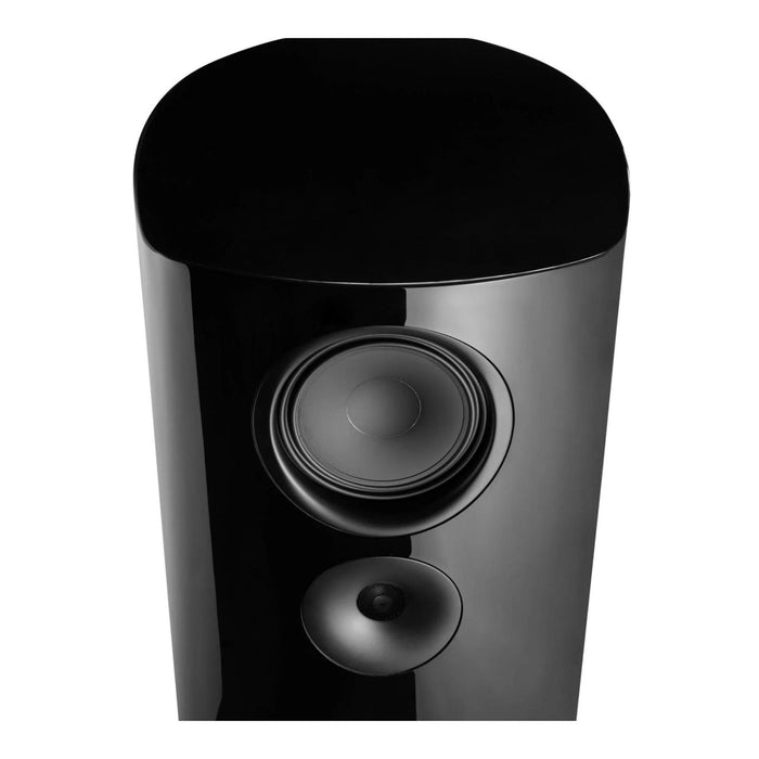 Canton Reference 1 Floorstanding Speaker, black piano top view