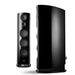 Canton Reference 1 Floorstanding Speaker, black piano binding posts close up