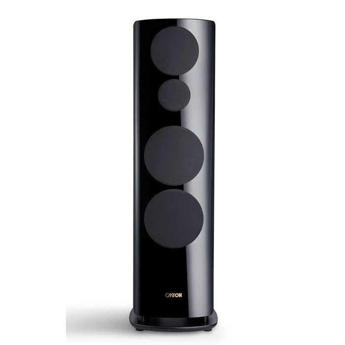 Canton Reference 2 Floorstanding speaker, black piano with grills