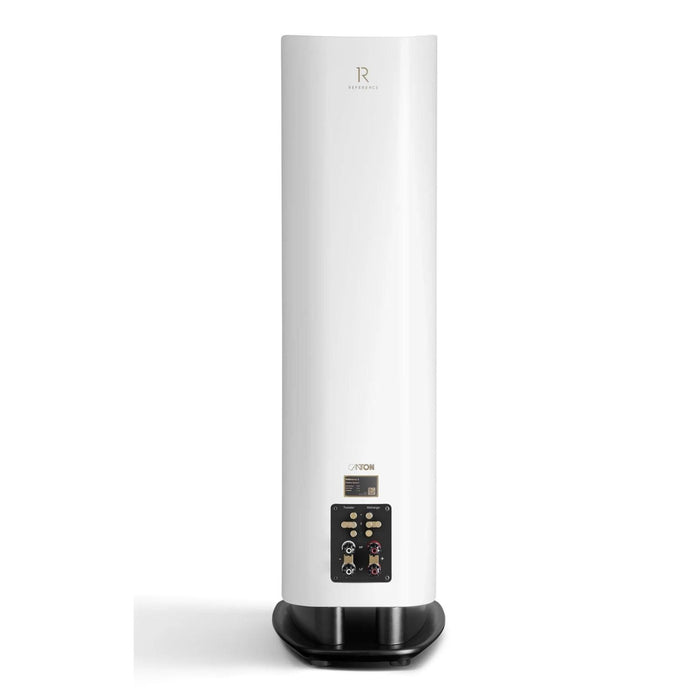 Canton Reference 5 floorstanding speaker, white satin rear view