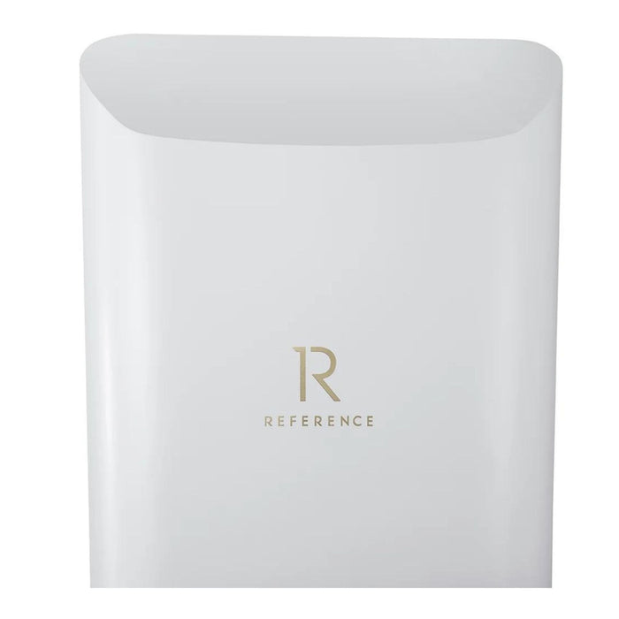 Canton Reference 5 floorstanding speaker, white satin close up rear logo