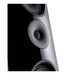 Canton Reference 5 floorstanding speaker, black piano close up tweeter