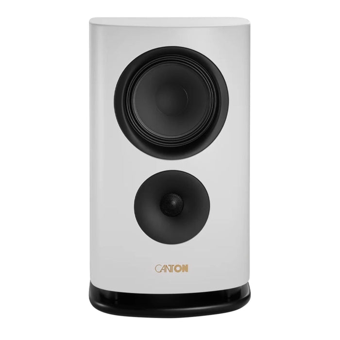 Canton Reference 9 Bookshelf Speaker, white satin