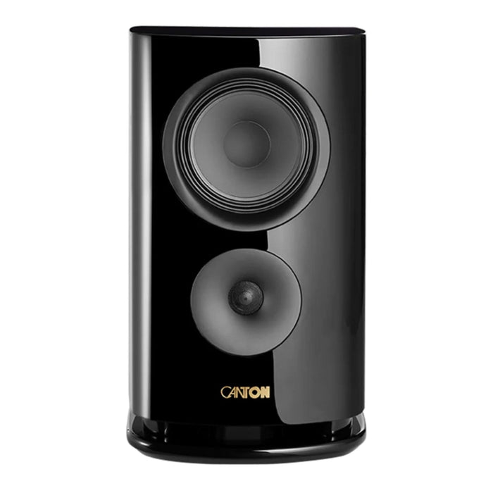 Canton Reference 9 Bookshelf Speaker, black piano